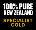 New Zealand Specialist Gold logo